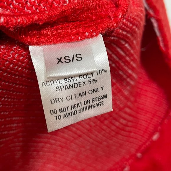 ORSEUND IRIS Red 'Chunky Knit' Crop Sweater - Picture 9 of 10